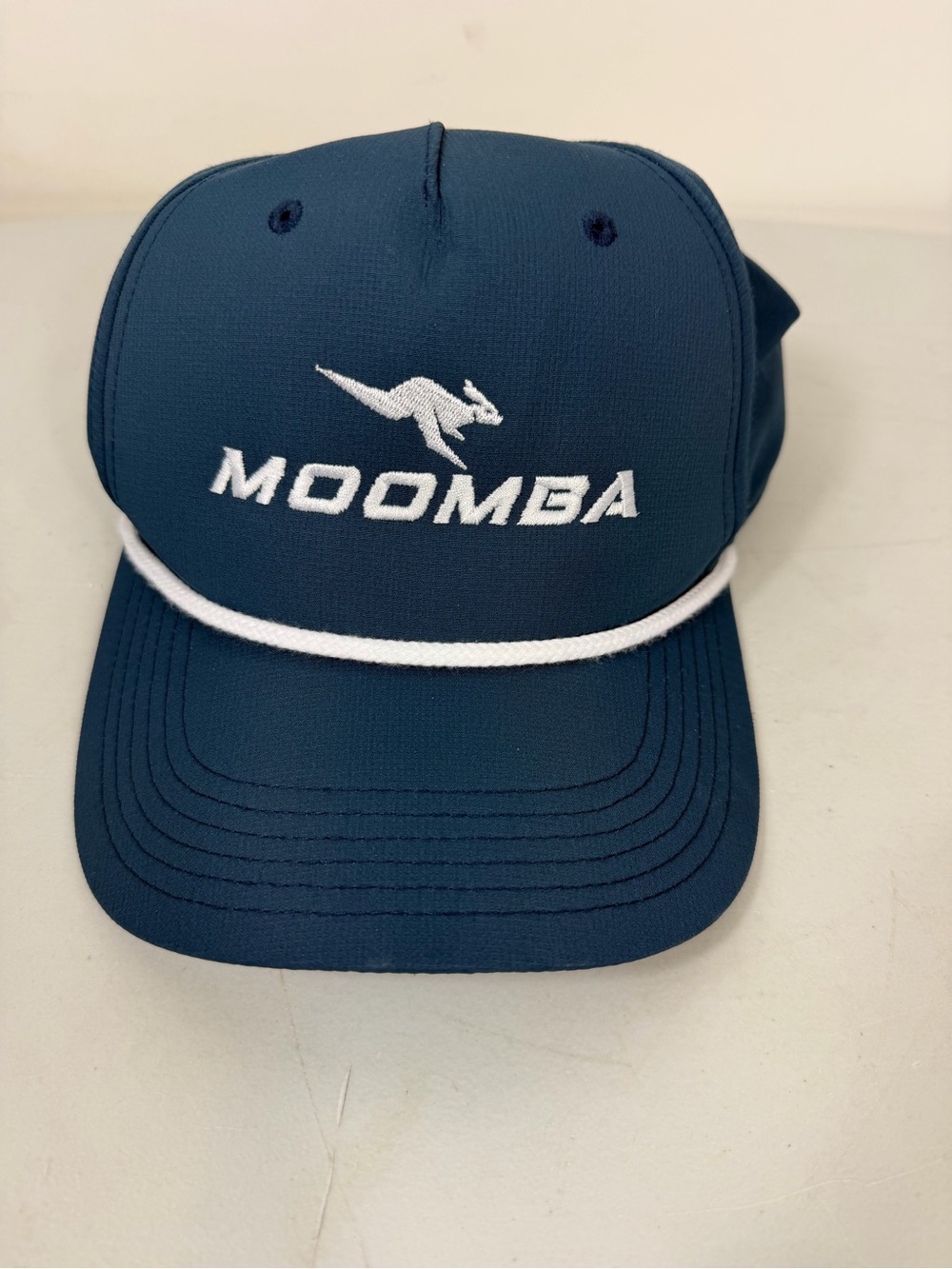 Moomba Navy Rope-Trim Snapback Hat